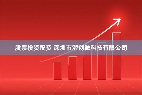 股票投资配资 深圳市潜创微科技有限公司